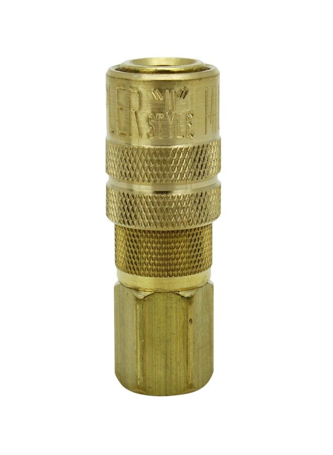 Milton Industrial Coupler 1/4" NPT Female Brass, M-STYLE® Quick Connect Air Coupler, S-715 - Pack of 10 - Image 4
